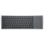 dell kb740 teclado rf wireless + bluetooth qwerty español gris, negro