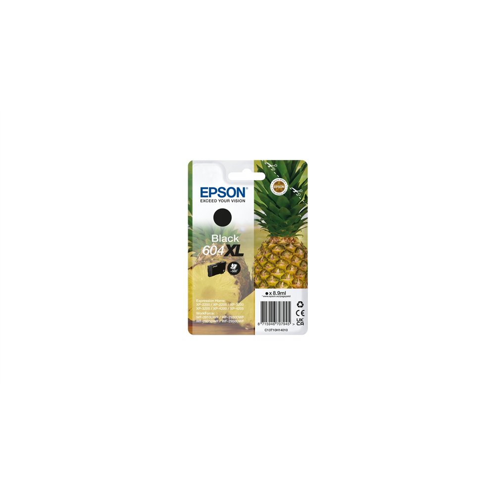 Epson 604xl cartucho de tinta 1 pieza(s) original alto rendimiento (xl) negro