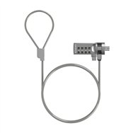 Aisens cable de seguridad con cerradura de combinacion para ordenador, monitor, portatil 1.5m
