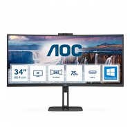 Aoc v5 cu34v5cw 86,4 cm (34") 3440 x 1440 pixeles wide quad hd led negro