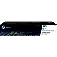 Hp cartucho de tóner original laser 117a cian