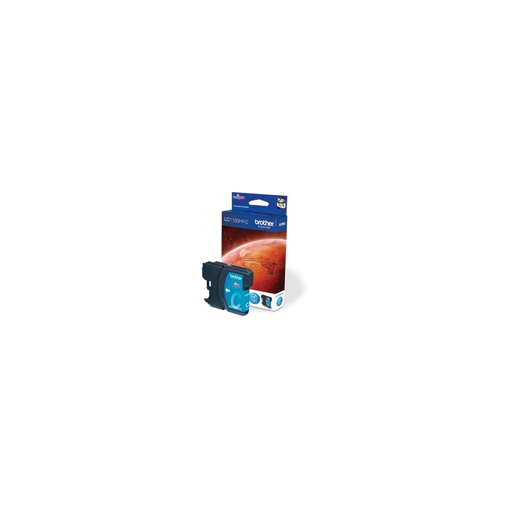 Brother lc-1100hyc cartucho de tinta 1 pieza(s) original cian