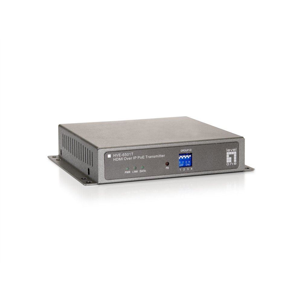 Levelone hve-6501t extensor audio/video transmisor de seã±ales av gris