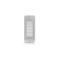 cecotec 05311 calefactor eléctrico interior acero inoxidable, blanco 2000 w ventilador eléctrico