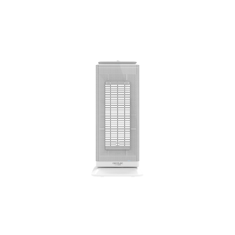 Cecotec 05311 calefactor eléctrico interior acero inoxidable blanco 2000 w ventilador eléctrico