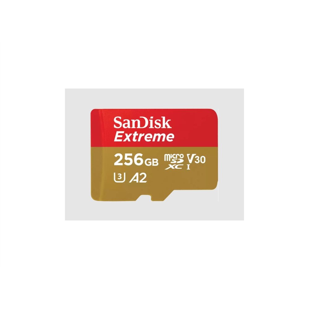 Sandisk extreme 256 gb microsdxc uhs-i clase 3