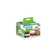 Dymo durable blanco etiqueta para impresora autoadhesiva