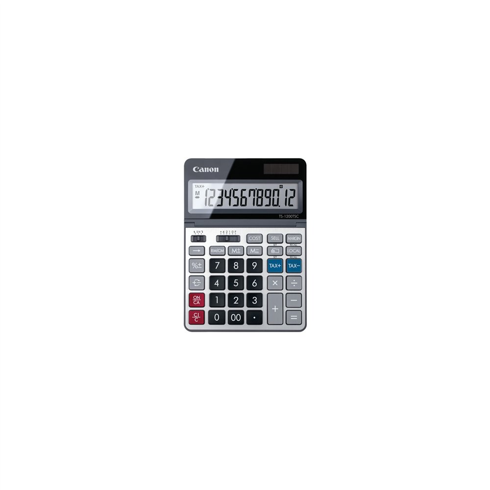 canon ts-1200tsc calculadora escritorio calculadora básica metálico