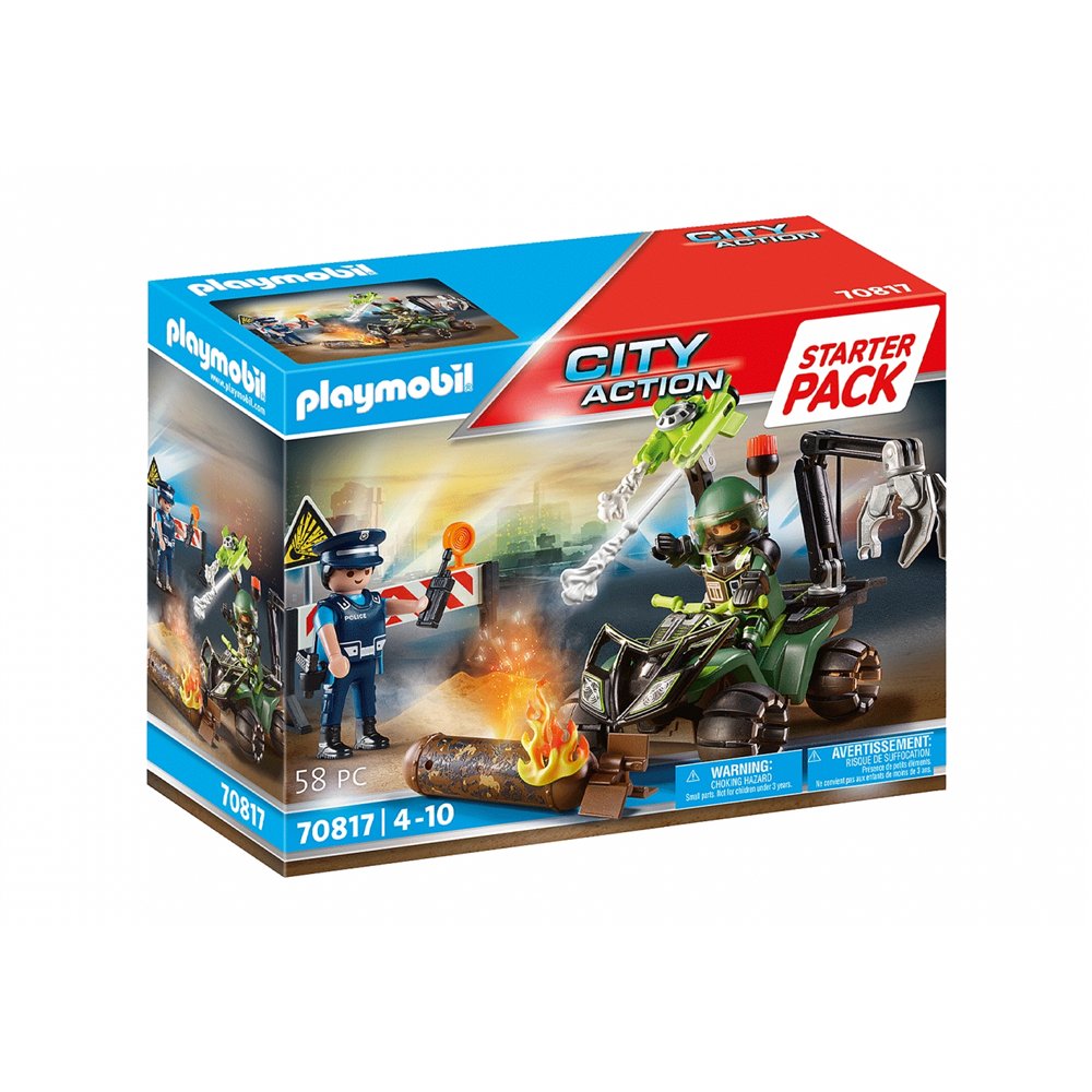 playmobil city action 70817 set de juguetes