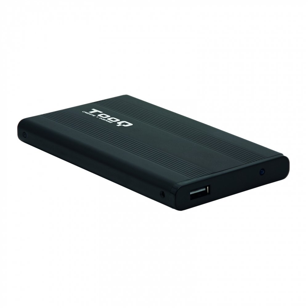 Tooq caja hdd 2.5" sata a usb 2.0 negra