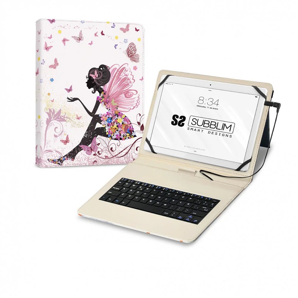 Subblim subkt1-usb052 teclado para móvil multicolor microusb qwerty español