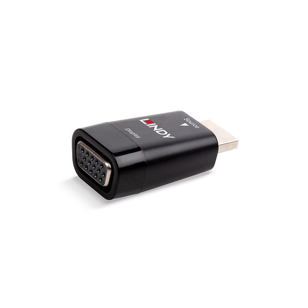 Lindy 38194 adaptador de cable de vãâ­deo hdmi tipo a (estã¡ndar) vga negro