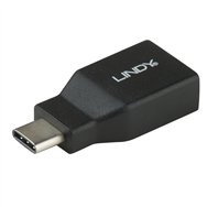 Lindy 41899 cambiador de gã©nero para cable usb 3.1-c usb 3.1-a negro