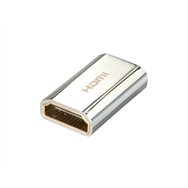 lindy 41509 cambiador de género para cable hdmi type a (standard) hdmi tipo a (estándar) metálico