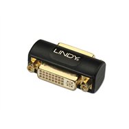 Lindy 41233 cambiador de gã©nero para cable dvi negro