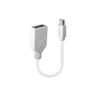 Lindy 41021 cable displayport 0,15 m mini displayport blanco