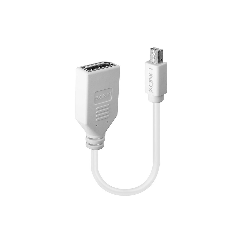 Lindy 41021 cable displayport 0,15 m mini displayport blanco