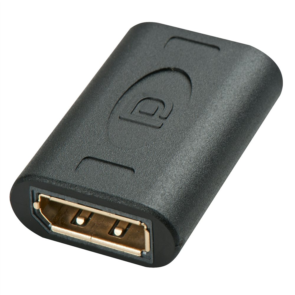 Lindy 41020 cambiador de gã©nero para cable displayport negro