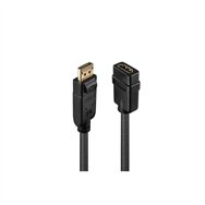 Lindy 41005 adaptador de cable de vãâ­deo 0,15 m displayport hdmi negro