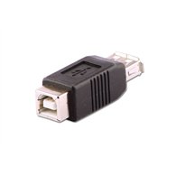 lindy 71228 cambiador de género para cable usb a usb b negro