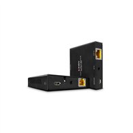 Lindy 38205 extensor audio/video transmisor y receptor de seã±ales av negro