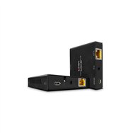 lindy 38205 extensor audio/video transmisor y receptor de señales av negro