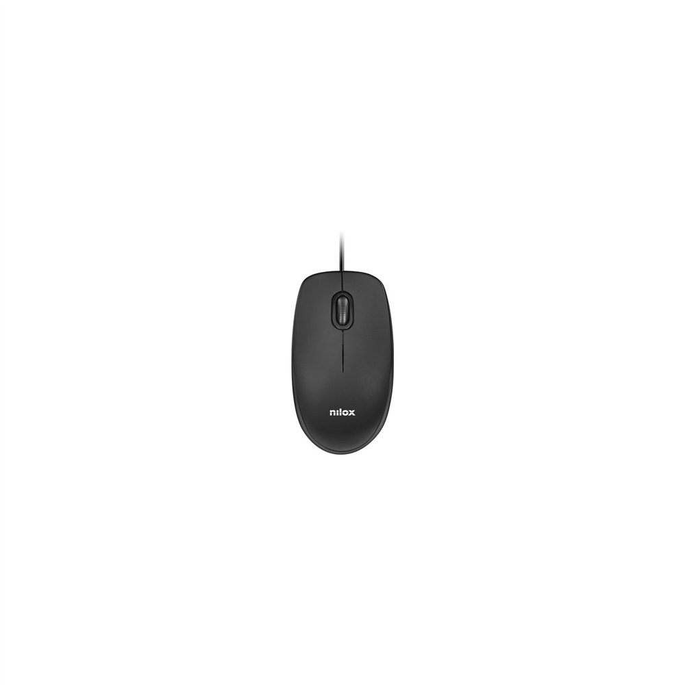 Nilox ratón usb 1600 dpi de
