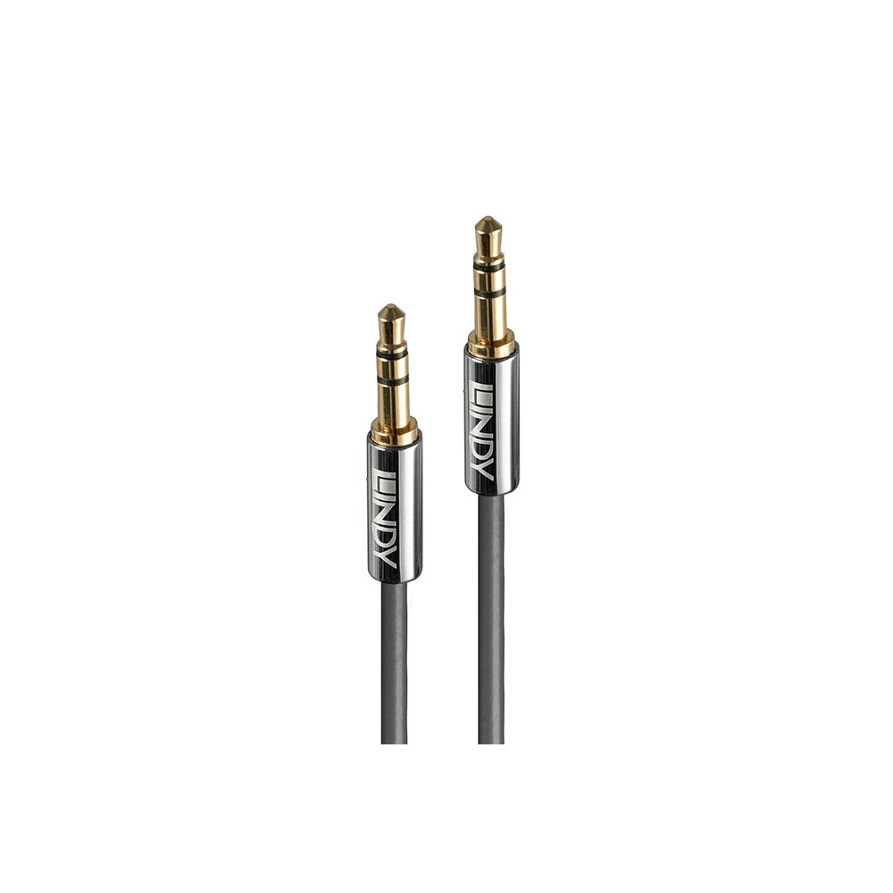 lindy 35324 cable de audio 5 m 3,5mm antracita