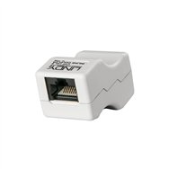 lindy 34009 cambiador de género para cable rj45 gris