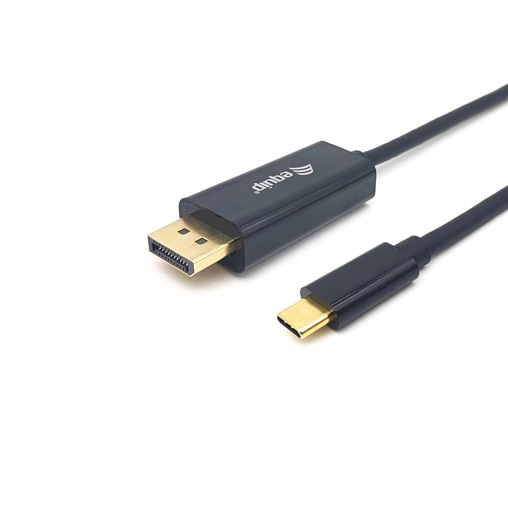 Equip 133426 adaptador de cable de ví­deo 1 m usb tipo c displayport gris