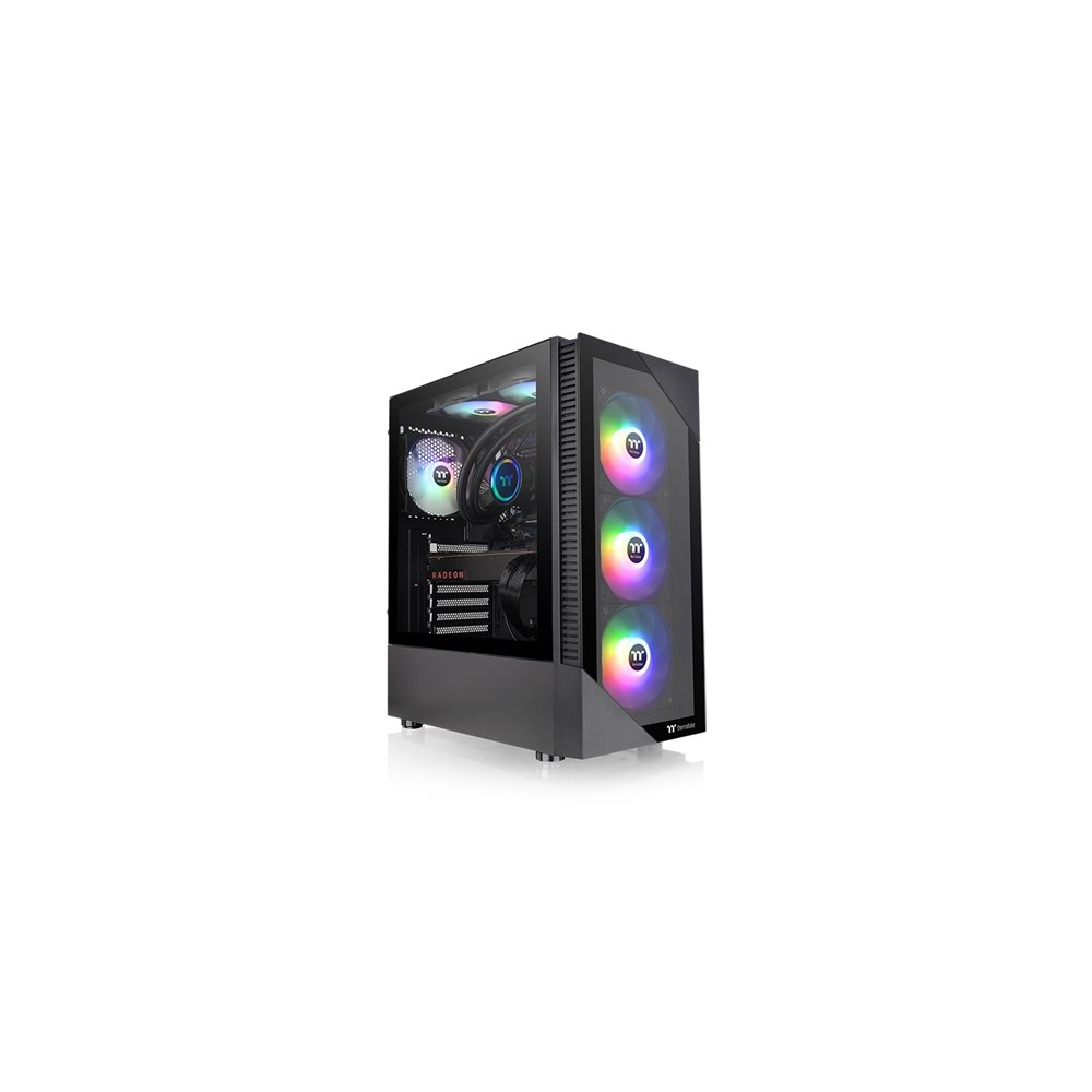 Thermaltake view 200 tg argb midi tower negro