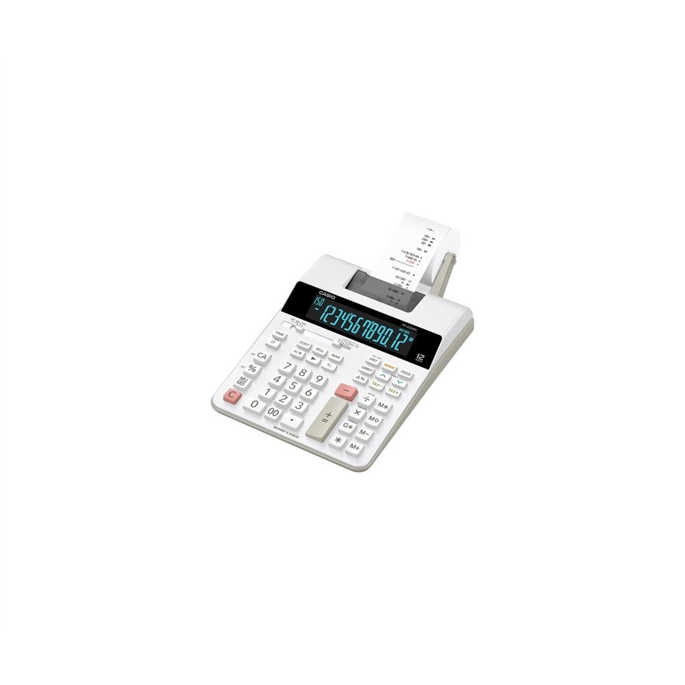 Casio fr-2650rc calculadora escritorio calculadora de impresión negro, blanco