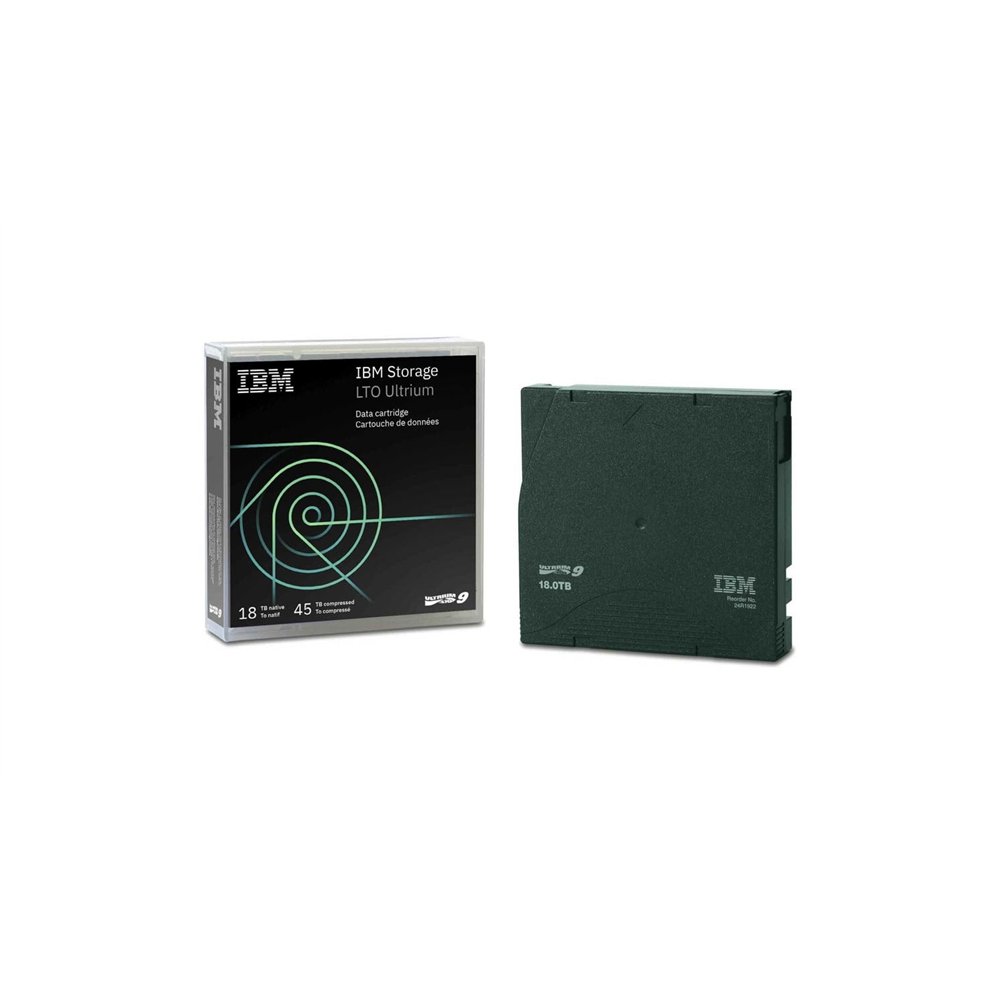 Ibm 02xw568 medio de almacenamiento para copia de seguridad cinta de datos virgen 18000 gb lto