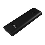 Aisens caja externa m.2 (ngff) asm2-020b nvme a usb3.2 gen2, negra