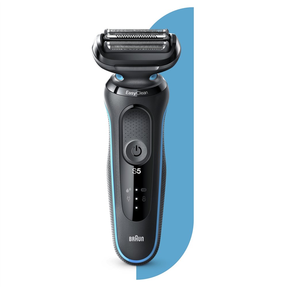 braun series 5 50-m1000s máquina de afeitar de láminas negro, azul