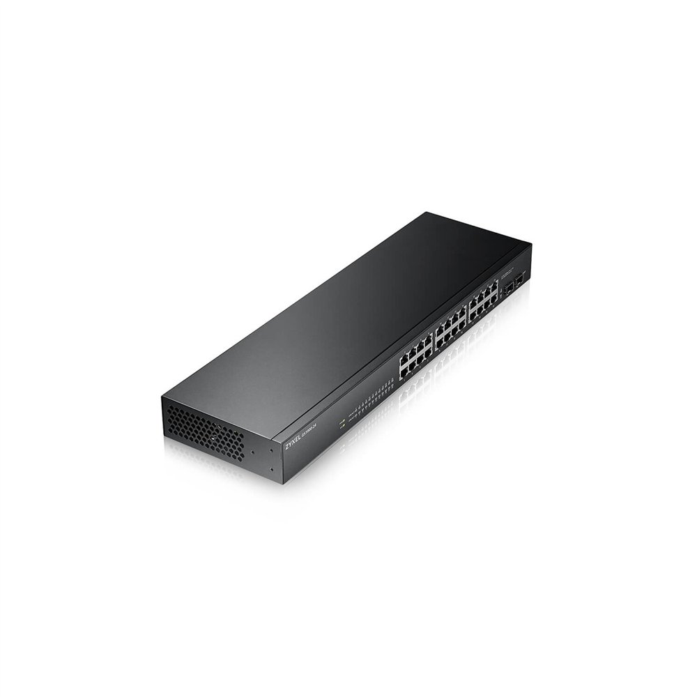 Zyxel gs-1900-24 v2 gestionado l2 gigabit ethernet (10/100/1000) 1u negro