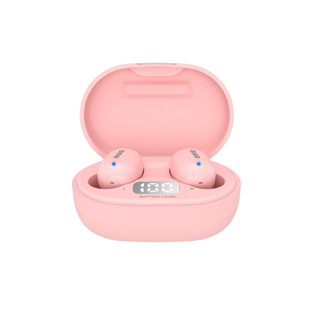 Aiwa ebtw-150pk auricular y casco auriculares inalã¡mbrico dentro de oãâ­do llamadas/mãºsica bluetooth rosa