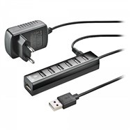 Ngs ihub7 tiny usb 2.0 480 mbit/s negro
