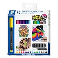 Staedtler lumocolor 317 c14 marcador permanente surtido colores surtidos 14 pieza(s)