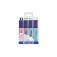 Staedtler 364 c marcador 4 pieza(s) azul claro, menta, rosa, violeta