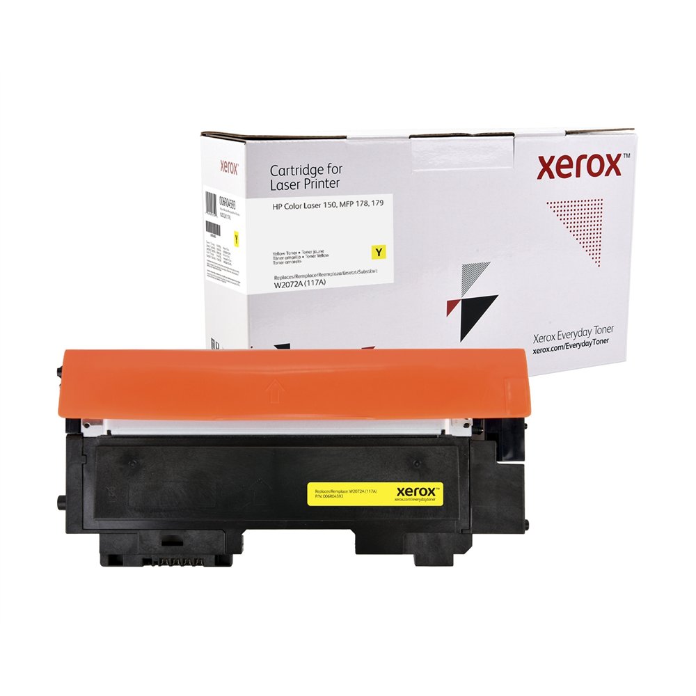 Everyday tóner amarillo compatible con hp 117a (w2072a), rendimiento estándar