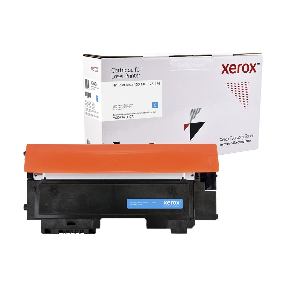 Everyday tóner cian compatible con hp 117a (w2071a), rendimiento estándar