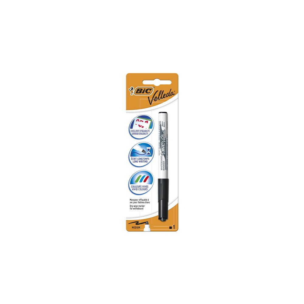 Bic velleda marcador 1 pieza(s) negro
