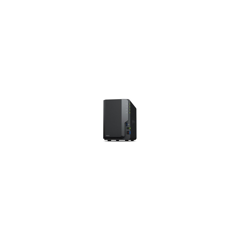 Synology diskstation ds223 servidor de almacenamiento nas escritorio ethernet rtd1619b