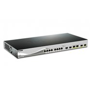 D-link dxs-1210-12tc/e switch gestionado l2 10g ethernet (100/1000/10000) 1u negro plata