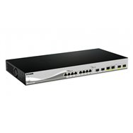 d-link dxs-1210-12sc/e switch gestionado l2 10g ethernet (100/1000/10000) 1u negro, plata