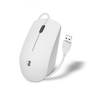 Subblim ratã³n business silencioso con cable usb 1200 dpi blanco