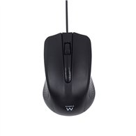 ewent ew3300 ratón ambidextro usb tipo a í?ptico 1000 dpi