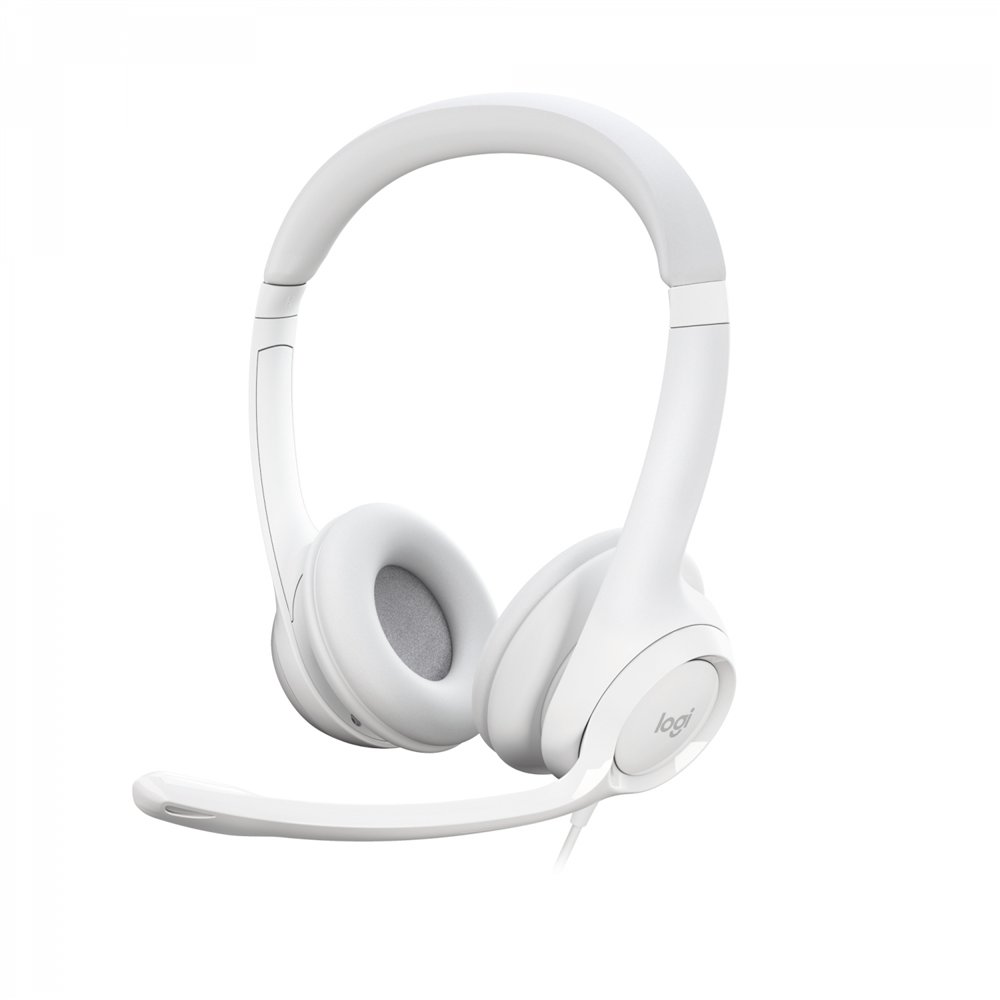 Logitech h390 auriculares alã¡mbrico diadema oficina/centro de llamadas usb tipo a blanco
