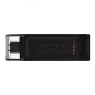 Kingston technology 70 unidad flash usb 256 gb usb tipo c 3.2 gen 1 (3.1 gen 1) negro